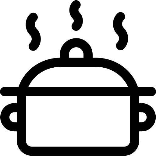 Cooking hot food kitchen kitchenware icon