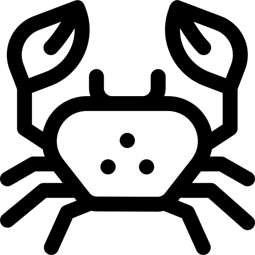 Crab animals animal wild life icon