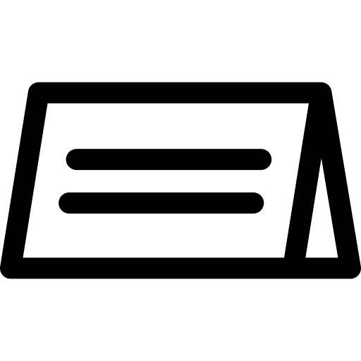 Reserved signal reservation service icon