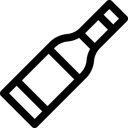 Wine bottle alcoholic drink wine icon