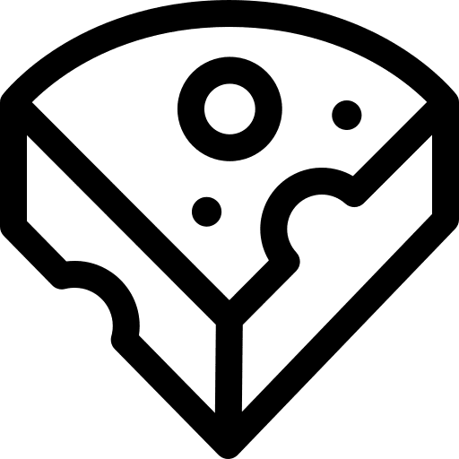 Cheese holes cheese food icon