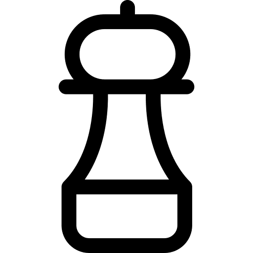 Pepper food and restaurant kitchen pepper icon