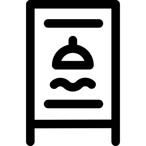 Suggestion food tray drink icon