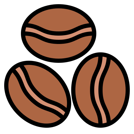 Coffee beans beans food food and restaurant icon