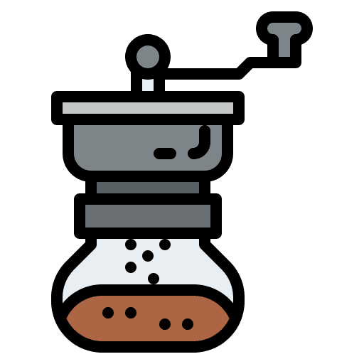 Coffee grinder bean coffee shop grinder icon