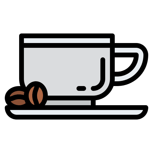 Coffee cup coffee drink beans icon