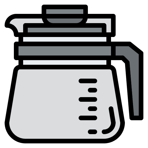 Coffee pot hot drink drink kettle icon