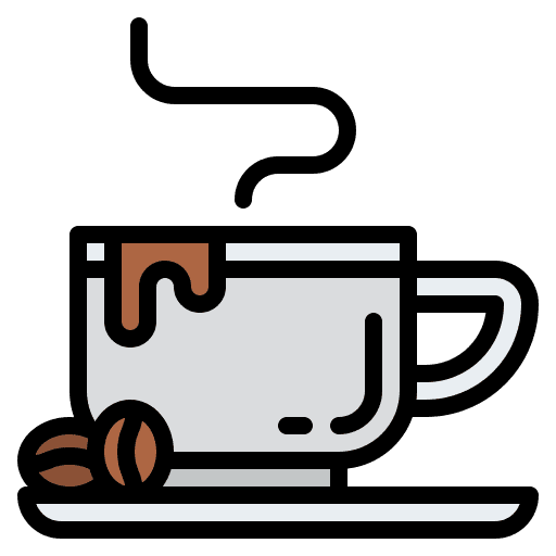 Hot coffee coffee cup cafe food icon