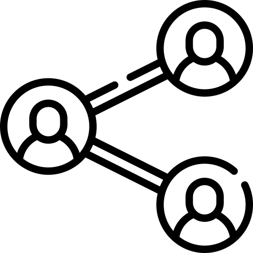 Share organization team user icon