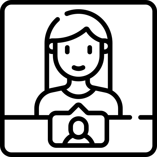 Tag social media user photo icon