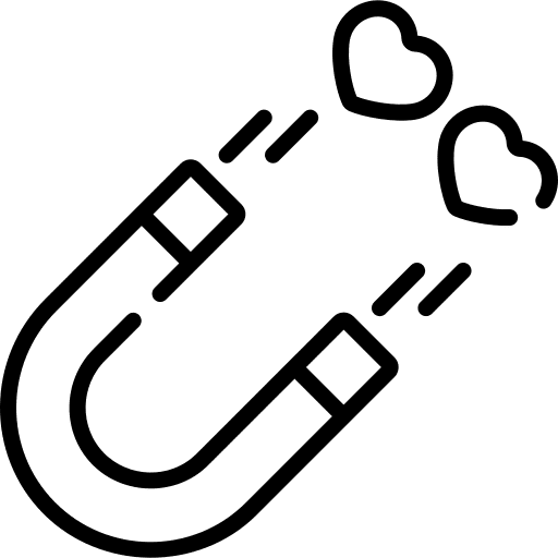 Likes likes attraction communications icon