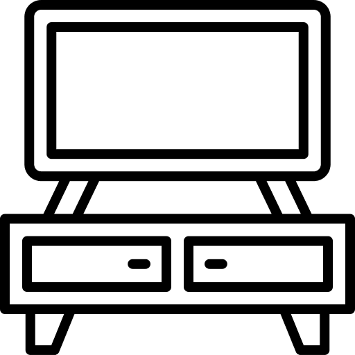 Tv table tv table electronics television icon