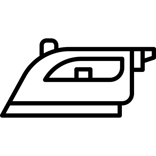 Iron housework laundry furniture and household icon