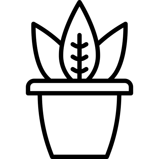 Plant pot farming plant pot farming and gardening icon