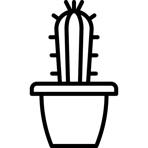 Cactus garden gardening cactus icon