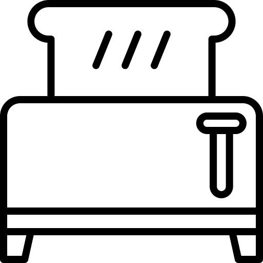 Toaster toast cook food and restaurant icon