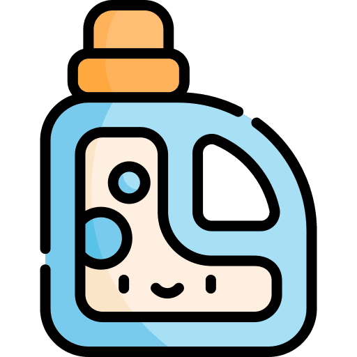 Detergent furniture and household softener laundry service icon