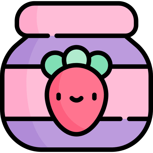 Jam conserve food and restaurant jam jar icon