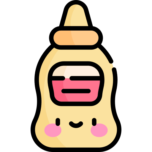 Mustard bottle food and restaurant mustard icon