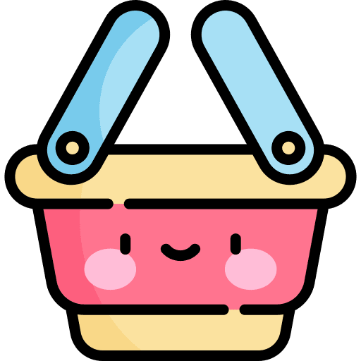 Basket purchase grocery shop icon