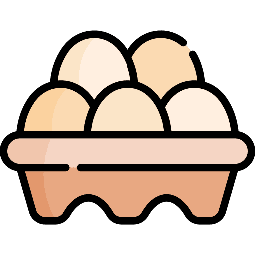 Egg carton tray farming and gardening egg carton icon