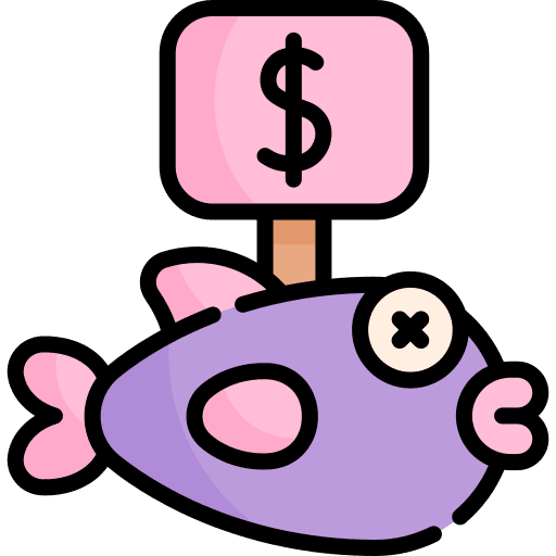 Fish grocery fresh fish icon