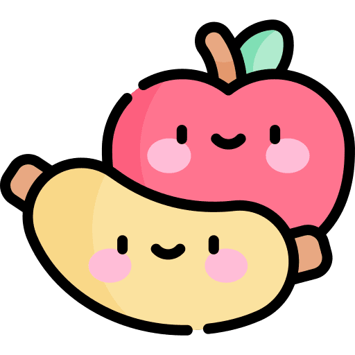 Fruit food and restaurant healthy fruit icon