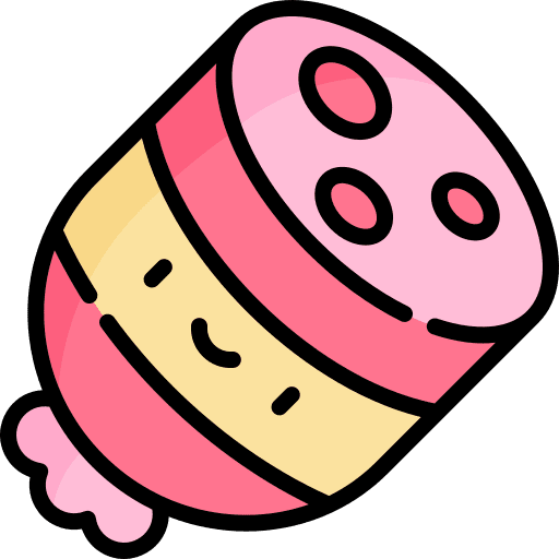Salami sausage meal pork icon