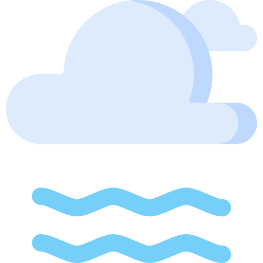 Mist foggy forecast cloudy icon