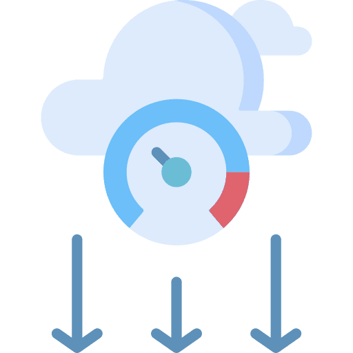 Atmospheric measure barometer cloud icon