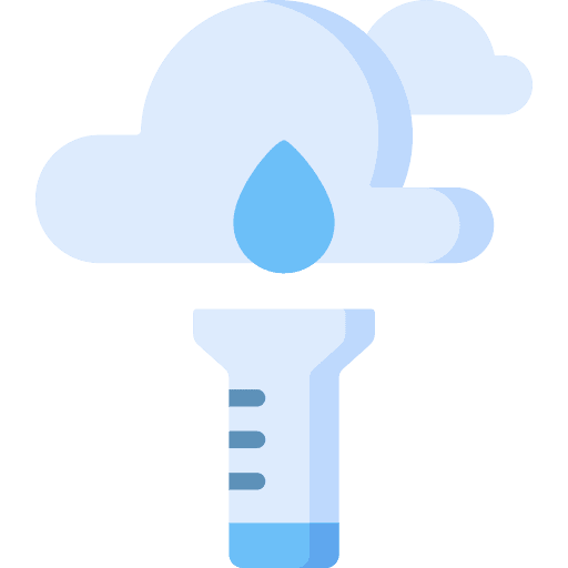 Rainfall measure meteorology measurement icon