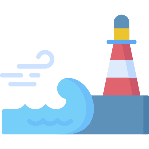 Breeze breeze sea blowing icon