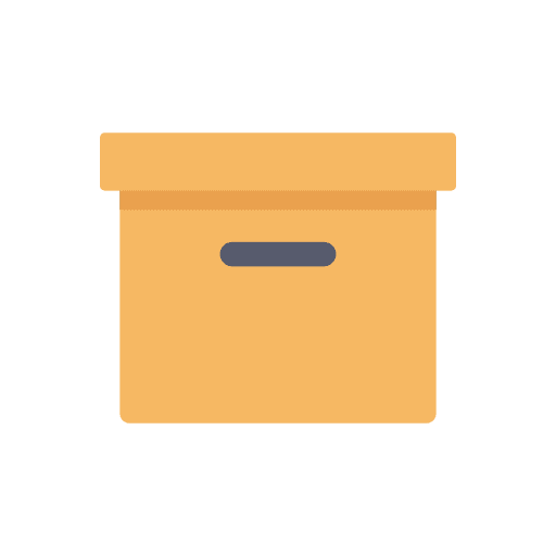 Cardboard box package cardboard box shipping and delivery icon