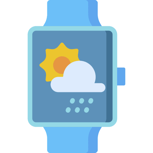 Weather app electronics smartwatch weather app icon