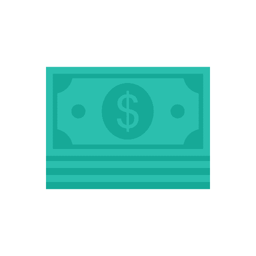 Dollar payment business and finance cash icon