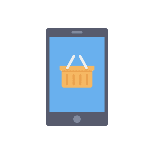 Ecommerce commerce and shopping ecommerce shopping basket icon