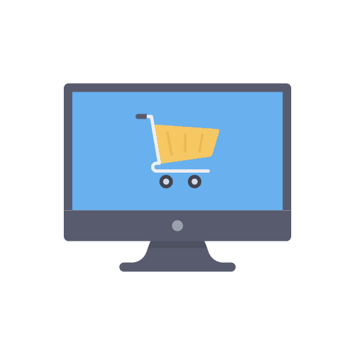 Online shop online store buying ecommerce icon