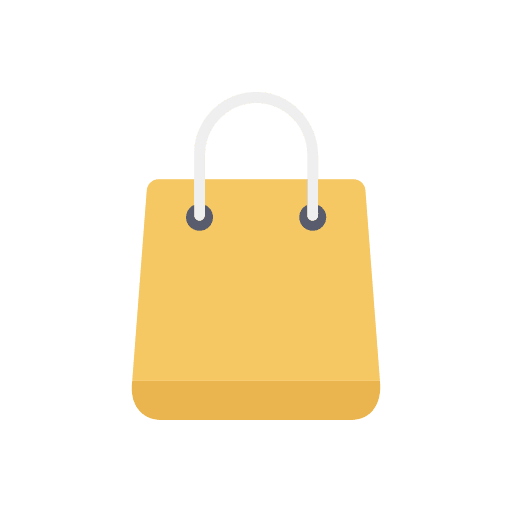 Shopping bag commerce and shopping supermarket shopper icon