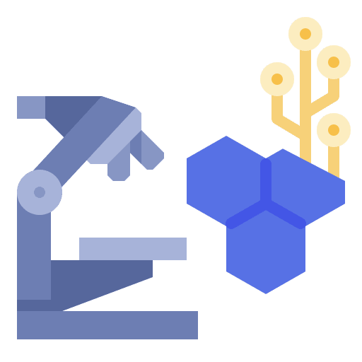 Biotechnology business nano research icon