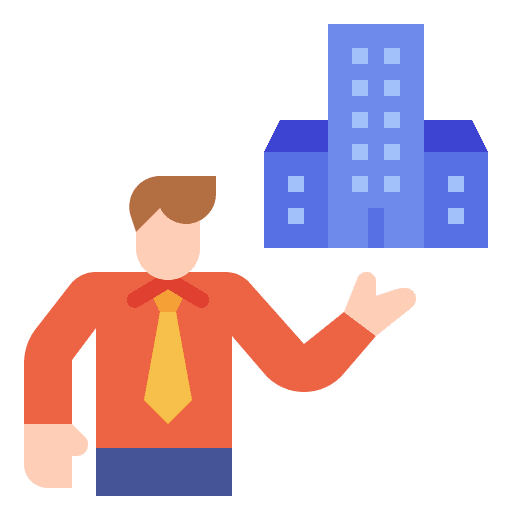 Business organization commerce and shopping company icon