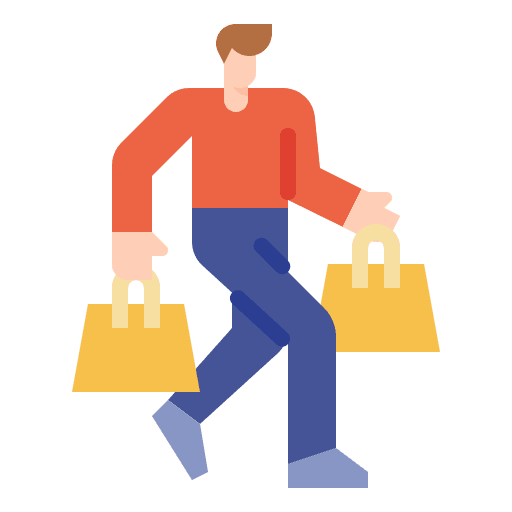 Consumer avatar digital business icon