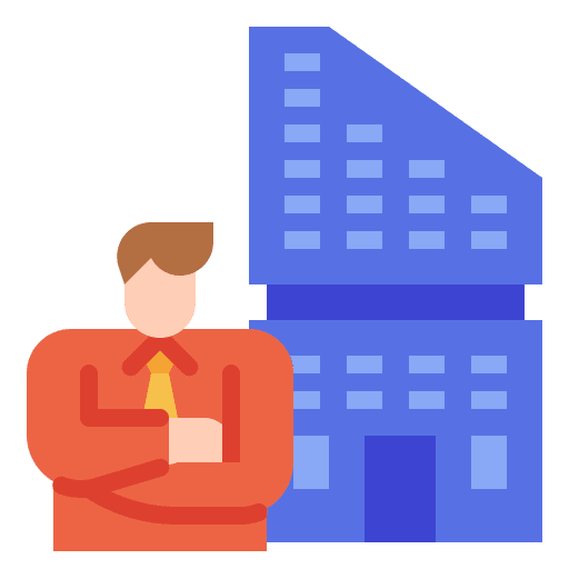 Organization technology owner business icon