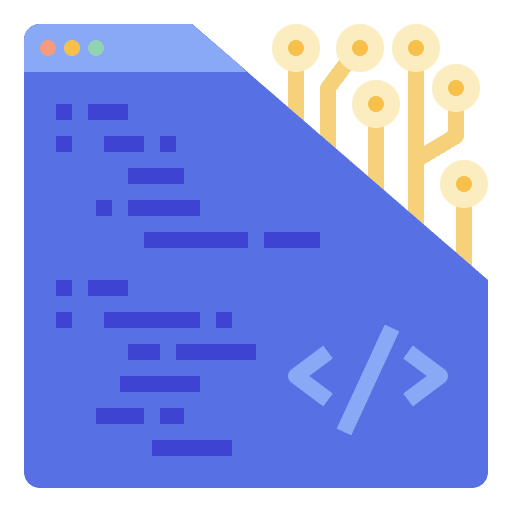 Web development seo and web programming programmer icon