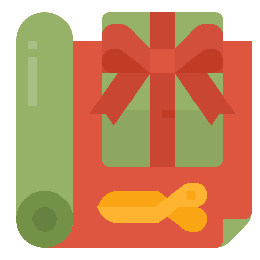 Gift wrapping commerce gift gift wrapping icon