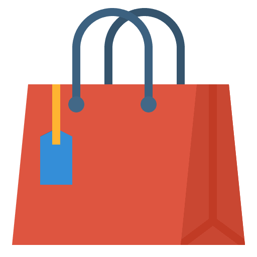 Shopping store shopping cart icon