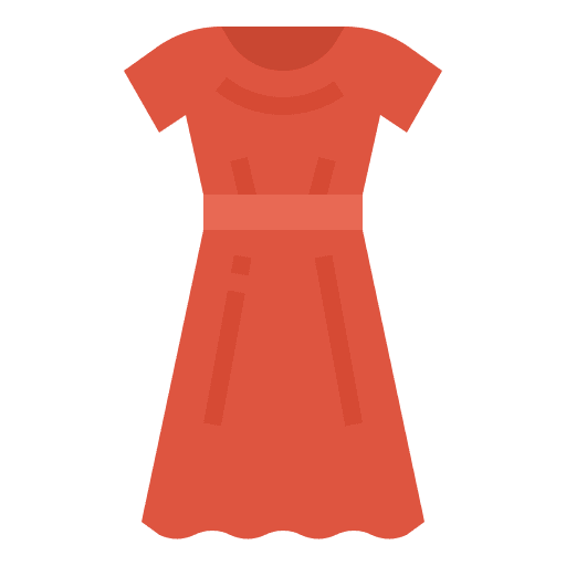 Dress femenine clothes dress icon