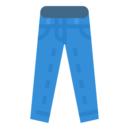 Jeans clothes denim outfit icon