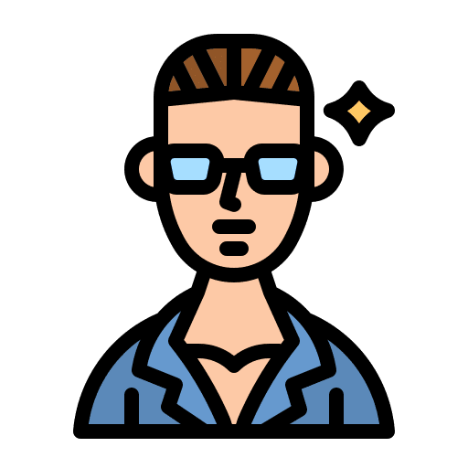 Mafia avatar man face icon