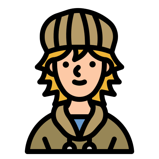 Man avatar man winter icon