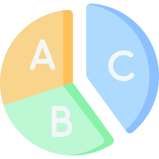 Pie chart marketing finances pie chart icon